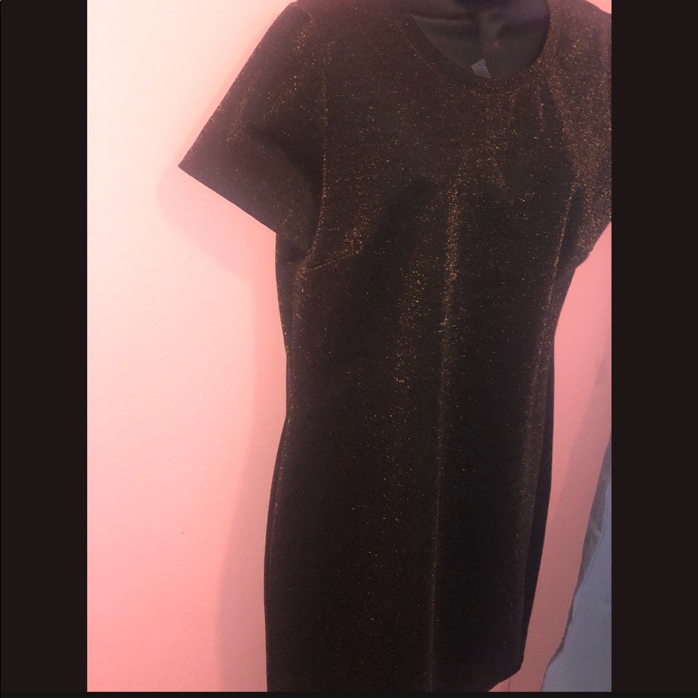 Glittery classic date night dress